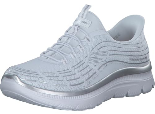 Skechers Summits Plus, Zapatillas Mujer, White, 36 EU
