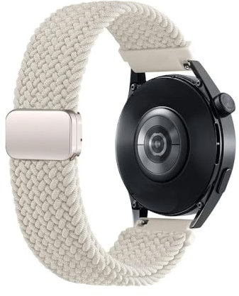 KOZOY Cinturino in Nylon da 20mm con Chiusura Magnetica Regolabile, Cinturino di Ricambio Elastico per Samsung Galaxy Watch 7/6/5/4/FE/5 Pro/6&4 Classic/Active 2/Garmin vivoactive 5
