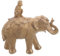 Alipis simulierte Tierornamente tragen Frosch Figuren Leopard Elefantendekor buchattrappe bucherregal bastelzeug Elefantenschmuck aus Kunstharz Kunsthandwerk aus Elefantenharz Golden
