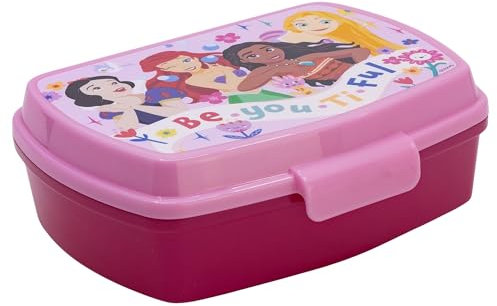 Fiambrera rectangular para el almuerzo infantil de Princesas - Disney