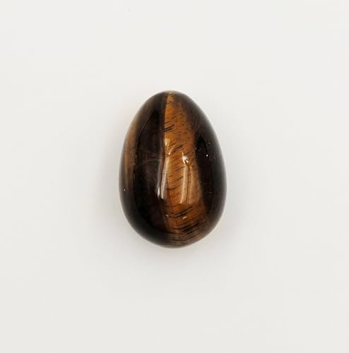 Œuf œil de tigre poli naturel, cristal poli avec propriétés énergétiques, sphère polie, pierre œil de tigre poli, œuf pierre cristal (œil de tigre)