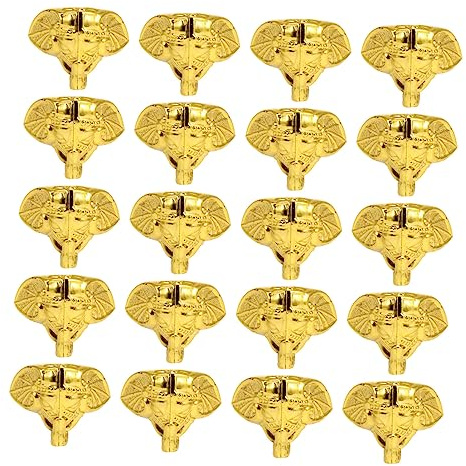 Gadpiparty 20pcs Retro Decorative Wooden Case Legs Jewelry Box Legs Corner Protectors Garden Chair Protectors Furniture