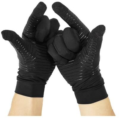 Hrlace Guantes de artritis guantes de compresión para hombre y mujer, artrosis reumatoide, antideslizantes, transpirables, guantes de mano para conducir, ciclismo, gimnasio, entrenamiento al aire