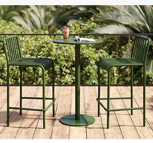 Modernes Aluminium-Garten-Ess-Set für 4 Personen, stilvolle Terrassenmöbel mit Tisch und Stühlen, perfekt für Balkon, Terrasse und Garten
