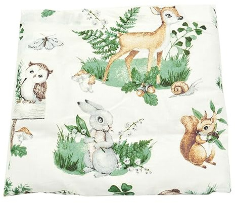 NATURMOOR Kirschkernkissen 25×23 cm – Medizinprodukt CE Wärmekissen Klasse I aus Baumwolle, natürliche Kirschkernfüllung, Wärme- & Kälteanwendung, Waldtiere