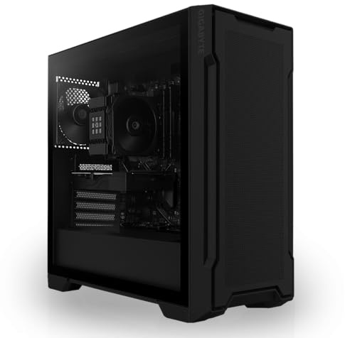 SYSTEMTREFF Mini Gaming PC AMD Ryzen 5 9500F - 6X 3.8GHz 6x5GHz | Nvidia RTX 5060 Ti 8GB | 1TB M.2 NVMe | 32GB DDR5 RAM | Windows 11 | Desktop Computer Rechner für Gamer, Zocker & Streamer