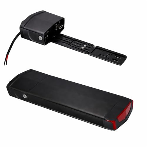 X-go Rear Rack Ebike Battery 36V 13Ah with Charger for 250W-800W Motors, Lithium Battery Pack fit for Electric bike