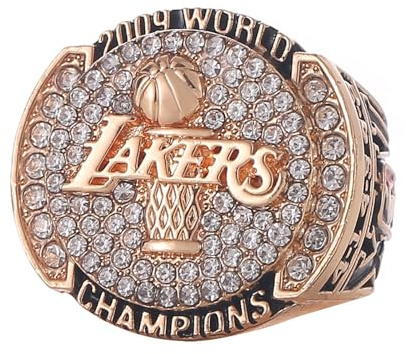 ZIERVIA Los Angeles Kobe Championship Ring – Lakers Bryant Basketball-Sportzubehör, Sammlerstück(2009,8#)