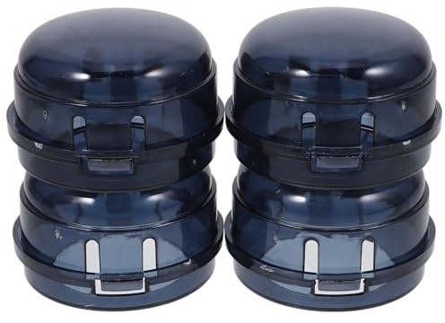 Toddmomy Lot de 4 Caches de Sécurité pour Boutons de Cuisinière à Gaz en Plastique Noir, Installation Facile et Nettoyage Pratique Cuisine Sécurisée