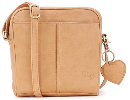 Gigi - Leder - Damenhandtasche/Umhängetasche Klein - OTHELLO 22-29 - Honig