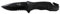 Fox Outdoor Klappmesser Einhand,Gurtschneider, schwarz mit Gürtelclip