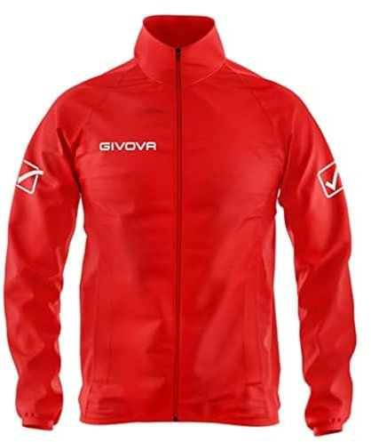 Givova Unisex Rain Basico Steppjacke, Rot, XL