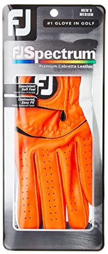 FootJoy SPECTRUM Herren Golfhandschuh LH - für Rechtshänder - Orange (ML)