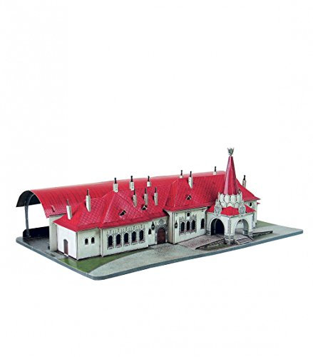 UMBUM Innovatives 3-D-Puzzle Estación Imperial Gare (1/150) Scale Model: Architecture 3D-Kartonmodellbausatz für Erwachsene und Kinder
