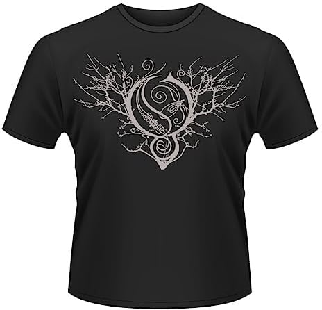 Plastic Head Men's Opeth My Arms Your Hearse TSFB Banded Collar Short Sleeve T-Shirt, Black, Medium