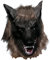 Spassprofi Wolfsmaske - Wolf Maske, Vollmaske mit Haaren - Fasching, Karnevalsmaske - Unisex - Erwachsene