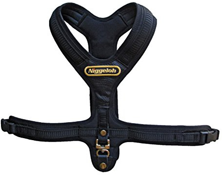 Niggeloh Unisex Niggeloh Follow 2 Steckverschlüsse 1511 00008 Hundeführgeschirr, Schwarz, M
