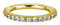 Trend Agent SEGMENTRING Clicker mit echten Swarovski® Kristallen 1.2 x 12 mm | Gold | Klar |