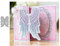 Luo-401XX 1 x Stanzschablone in Engelsflügel-Form, Prägeschablone für Bastelarbeiten, Scrapbooking, Alben, Papierkarten, Dekoration, Silber.