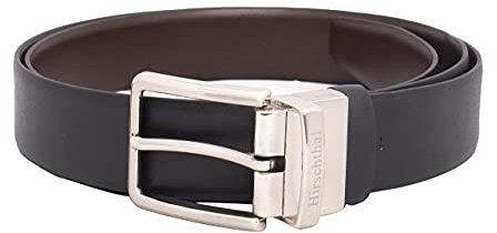 Hirschthal Herren Gürtel Wendegürtel Echtleder Ledergürtel Farbe Braun/Schwarz, Gr. 105 - W35