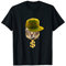 Rapper Katze mit Cap und Gold Kette Ghetto Hip Hop Kultur T-Shirt