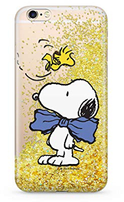 Original und Offiziell lizenziertes Snoopy Handyhülle für iPhone 6 PLUS, Case, Hülle, Cover aus Kunststoff TPU-Silikon, schützt vor Stößen und Kratzern