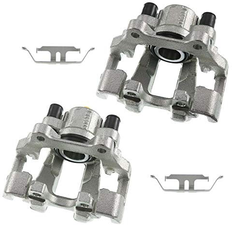 Frankberg 2x Bremssattel Bremszange Hinten mit Halter (Lochabstand Halterung 76, 2mm) Kompatibel mit 1er F20 2 F23 F34 3er F30 F35 F80 3er F30 F80 4 F33 F83 Replace# 34216850858