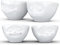 Colour-up Dip Schalen 100 ml 4er-Set KÜSSEND GRINSEND LACHEND LECKER Fiftyeight Products