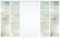 HOME in green 84089 MANDRIGA Schiebegardine aus recyceltem Polyester, Farbe:mint, Größe:245 x 60 cm, Anzahl:6er-Set (3X Motiv. 3X Uni)
