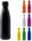 TIENDA EURASIA® Botella de Agua de Acero Inoxidable, 790 ml, con Tapón de Seguridad, Acabado Mate, Bidon para Camping, Gimnasio, Oficina, Botella Resistente, Color Negro