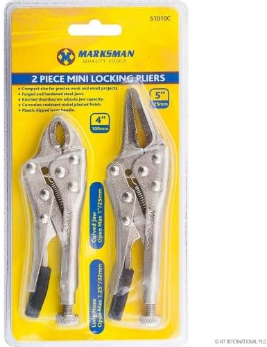 2pc Mini Locking Pliers