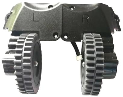 QiyilE Linke Und Rechte Roboterräder, Staubsauger-Antriebsradmodul, Kompatibel for Vileda. VR ONE, Radnabenzubehör, Anti-Rutsch-Radersatz (Color : L and R 2PCS)