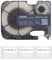 MakeID Self-Laminating Wire Wrap, PE Labels with Ribbon Cartridge for Datacom Cables, Black on White - for P31 Industrial Label Makers, 0.75 H x 0.98 W, 250Labels/Roll