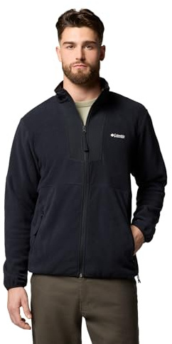 Columbia Mens Sequoia Grove Full Zip Fleece Jacket, Black, Small
