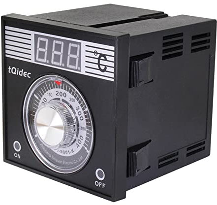 Controladores de temperatura PID con pantalla digital, regulador de termostato de 220 V 380 V K, termopar para horno