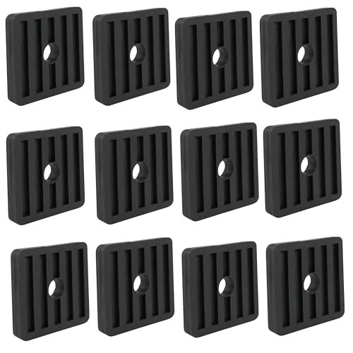 Anti-Vibrationsklimagerät aus Gummi, 12 Stück, Anti-Vibrations-Füße, rutschfeste Halterung, für Split Klimaanlagen für externe Kondensatoren, Klimaanlage Stoßdämpfer
