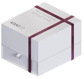 KIWI 2 Gift Box - Cofanetto Regalo con Sigaretta Elettronica KIWI 2 Starter Kit, 2 Pod Ricaricabili, 20 Cotton Tips Classic, 1 Powerbank Cover (Red Velvet)
