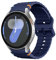MoKo Cinturino Sportivo Compatibile con Samsung Galaxy Watch 7 FE 6 5 4 40mm 44mm/Watch 6 4 Classic 43mm 47mm 42mm 46mm/5 Pro 45mm, Cinturino in Silicone Morbido per Donna Uomo, Blu notte