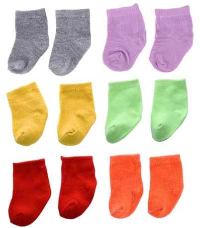 Abaodam Puppensocken Bunte Socken Für Puppen Amerikanische ädchenpuppen Zubehör Dekorative Socken Für Spielhäuser
