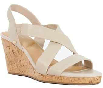 Dune London Ladies KAMIES Leather Cork Wedge Sandals Size UK 3 Wedges