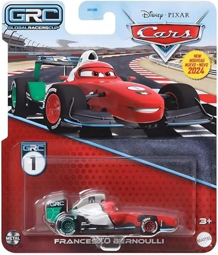 Mattel Cars 3 Druckguss, Maßstab 1:55, Francesco Bernoulli GRC Global Cup Racers #1