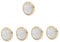 Ornaments Hijab Schal Keine Sewnknöpfe Brosche Kleidung Sicherheitsnadel Kleidung Schnalle Pinless Magnet Pins Zinklegierung Weiß weiß Ornaments