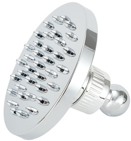 WIIYENA 1 Pc 4 Inch Shower Head Top Spray Adjustable Rainfall Shower Top Nozzle Home Bathroom Faucet Bathroom Shower Accessories Shower Head Rainfall Kitchen Tap Spray Head Replacement