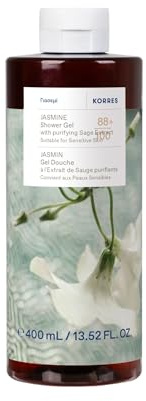 KORRES Jasmine Shower Gel with purifying Sage extract, suitable for Sensitive skin, 400ml