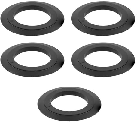 ROKZELT Junta de Sellado Fregadero, 5 Piezas Juntas, Junta Tapón Fregadero, Junta Desague, Ø55-34mm, Junta Silicona, Für Fregadero Lavabo Cocina, Für Tapón Desague