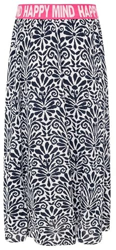 Zwillingsherz Rock Maxirock Midirock Modelle Geometric Flowers bunt Gemustert mit Gummibung S/M