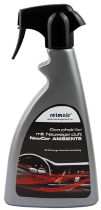 Auto Geruchskiller | NewCar Motion | dezenter Neuwagenduft mit Ledergeruch und frischen Noten aus Bergamotte und Limette | Auto Duft Innenraum | 500ml Geruchsentferner