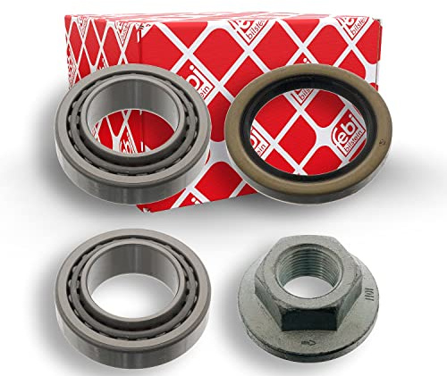 febi bilstein 05408 Radlagersatz mit Wellendichtring und Achsmutter, 1 | Kompatibel mit: FORD ESCORT CLASSIC, ESCORT CLASSIC Turnier, ESCORT V, ESCORT V Cabriolet, ESCORT V Express
