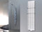Badheizkörper Design broken Mirror 3 HxB: 180x47 cm 1118 Watt + 2 Handtuchhalter (15x15mm) weiß Szagato Handtuchwärmer Badheizung Mittelanschluss Bad Heizkörper vertikal moderner paneelheizkörper