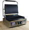 L2G - Piastra per panini professionale - In acciaio inox + piastra in ghisa con rivestimento in ceramica - Cassetto per la raccolta del grasso - Termostato fino a 300°C - Zona di cottura 34 x 23 cm